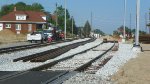 11th at Lafayette Looking west during CSS double tracking 